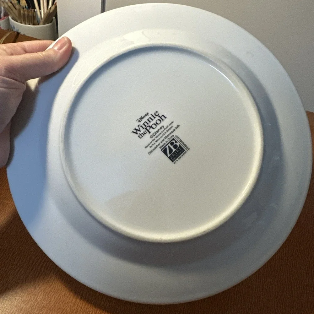 DISNEY‎ Winnie the Pooh Green Misty Mornings Dinner Plate